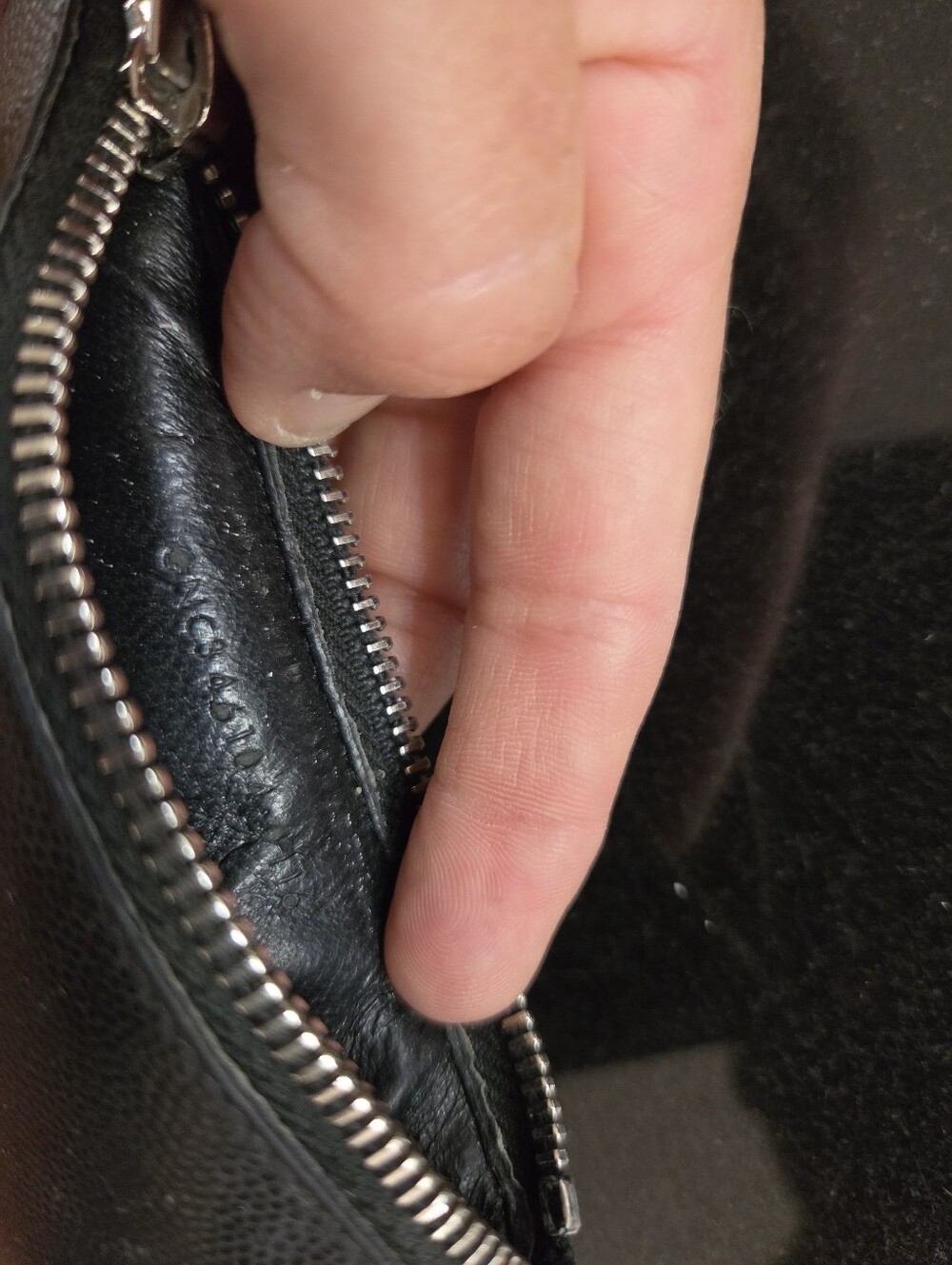 Saint Laurent Black Leather Zip Card Holder Wallet - Picture 9 of 15